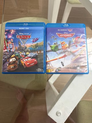 Películas Cars 2 y Aviones Blu-ray + DVD
