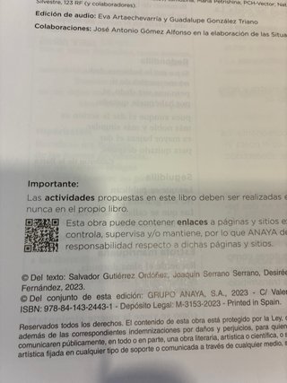 Lengua y Literatura, 4 ESO, Operación mundo