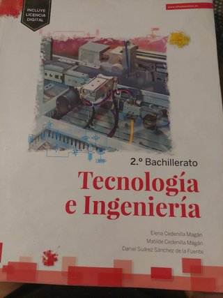 Tecnología e ingeniería, 2 bachillerato