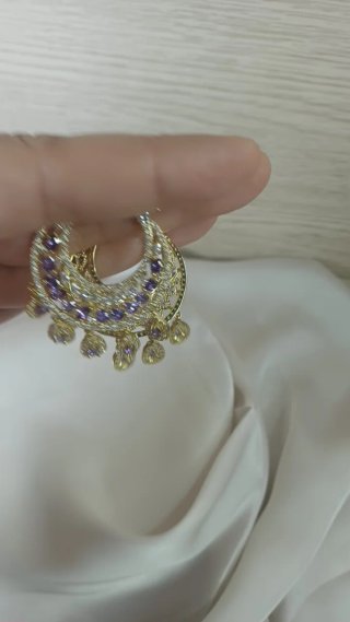 Pendientes Circonitas Chapado Oro