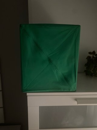 Caja organizadora Ikea verde
