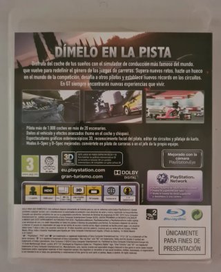 Juego PS3 Gran Turismo 5
