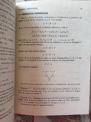 Introducción al álgebra homologica