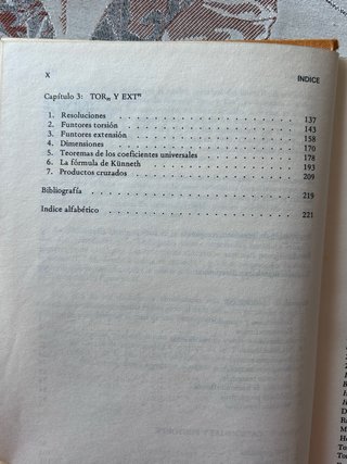 Introducción al álgebra homologica