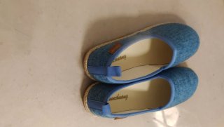 Alpargatas vaqueras elásticas azules