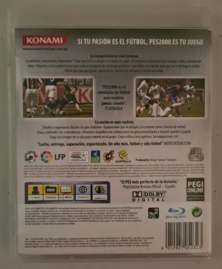 Juego PS3 PES 2008 Konami