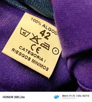Mono de trabajo azul talla L