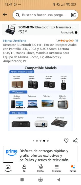 Receptor Bluetooth