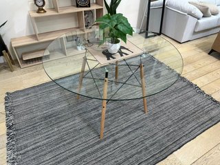 Mesa circular de cristal NUEVA