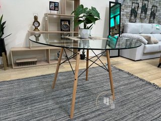 Mesa circular de cristal NUEVA