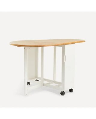 Mesa plegable madera con 4 sillas