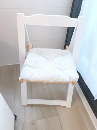 Mesa plegable madera con 4 sillas