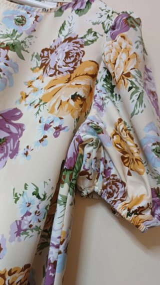 Vestido floral niña Talla 9