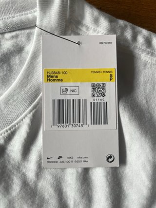Camiseta Nike Rafa Nadal Hombre. Nueva con etiquet