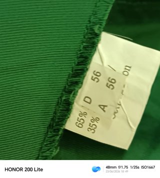 Mono de trabajo verde talla #56