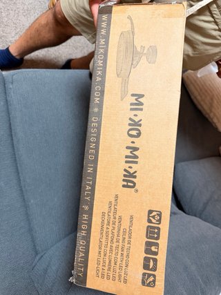 Ventilador de techo con luz