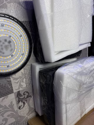 LOTE 6 Campanas LED UFO 100W Luz Cálida NUEVAS