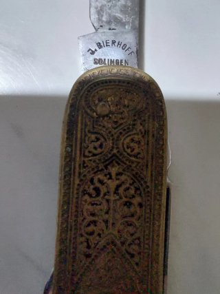 Coltellino Bayer decorato
