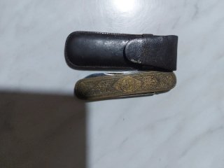 Coltellino Bayer decorato