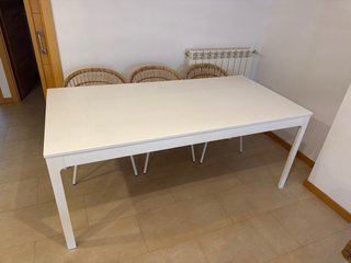 Mesa Comedor Extensible Ikea Ekedalen Blanca
