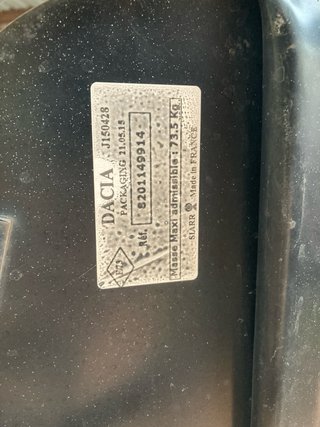 Portaequipajes Parrilla baca Dacia Dokker