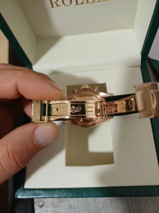 Reloj Rolex Daytona Oro Rosa Negro