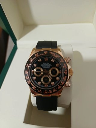 Reloj Rolex Daytona Oro Rosa Negro