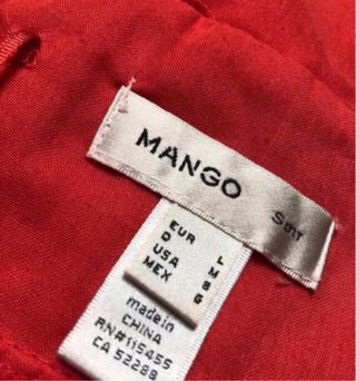 Vestido Mango de seda