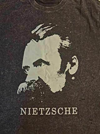 T-shirt Nietzsche ERD Vintage Nera Taglia M