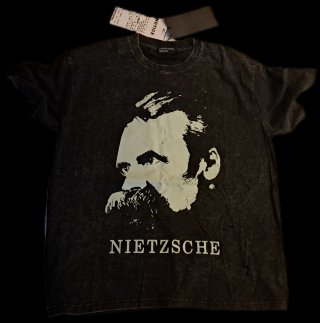T-shirt Nietzsche ERD Vintage Nera Taglia M