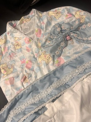 Vestido Maid Kawaii Azul y Blanco
