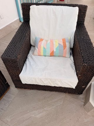 Conjunto de exterior de ratan