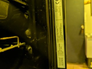 Horno de cocina negro