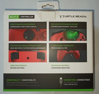 Turtle Beach REACT-R Controller Rosso