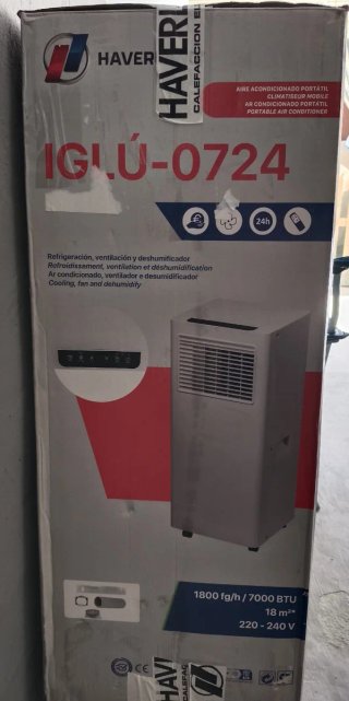 Aire Acondicionado Portátil Haverland IGLÚ-0724