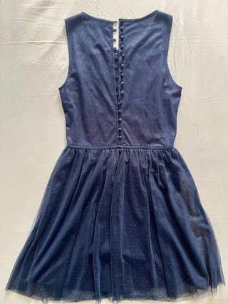 Abito Zara tulle pois gonna ampia elegante
