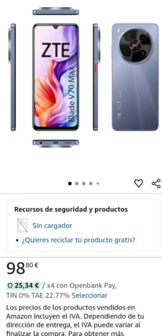ZTE Blade V70 Max 128GB