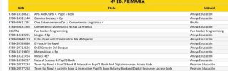 Lotes de libros de primaria