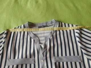 Blusa Strategga Rayas Manga Corta