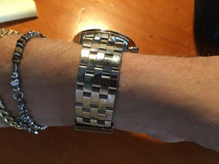 Orologio Lorenz Uomo Cronografo Argento Bianco