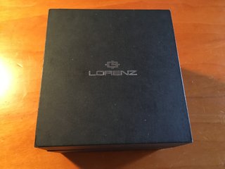 Orologio Lorenz Uomo Cronografo Argento Bianco