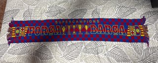 Bufanda FC Barcelona Supercampeones.