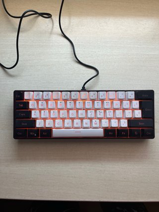 SNPURDIRI Teclado Gaming RGB 60% Compacto
