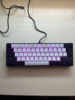 SNPURDIRI Teclado Gaming RGB 60% Compacto