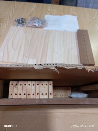 Caja de almacenaje de pino macizo