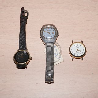 LOTE DE 3 RELOJES ANTIGUOS  (LM7)