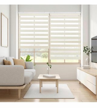 Estor Lino Beige 110x130 Nuevo