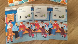 Libros 6 primaria Lengua y matemáticas SM
