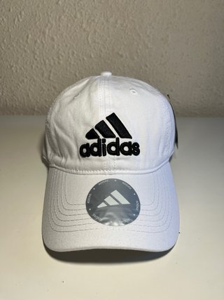 Gorra Adidas Blanca y Negra ajustable