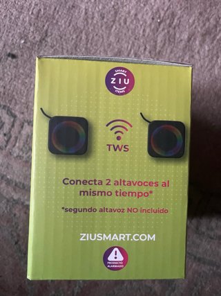 Altavoz Ziu Z-Cube Bluetooth LED